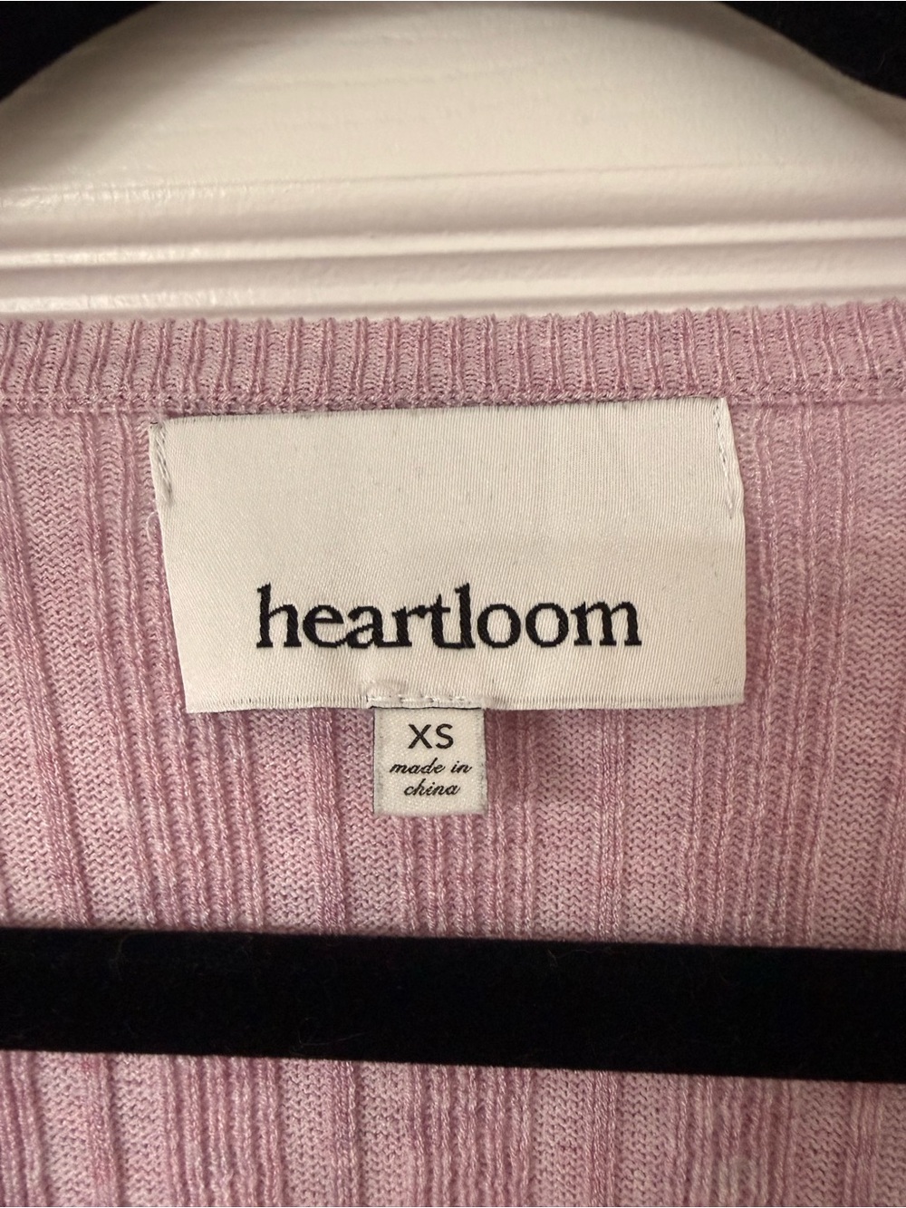 Heartloom Dusty Mauve Ribbed Button-Front Cardigan - Picture 2 of 3